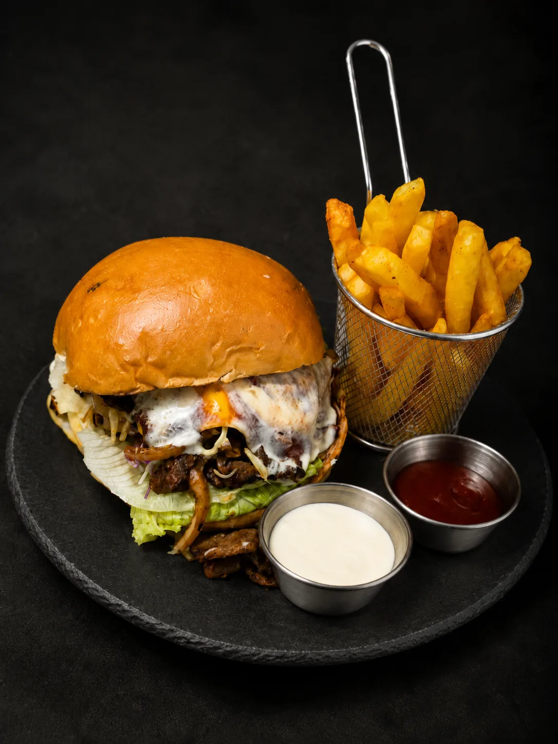 Lamb burger from ChaZa